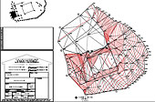 Rilievo planoaltimetrico e restituzione grafica (ante e post lavori) grande superficie collinare da adibirsi a vigneto e realizzazione copertura cantina a verde, calcolo volumi sterro e riporto